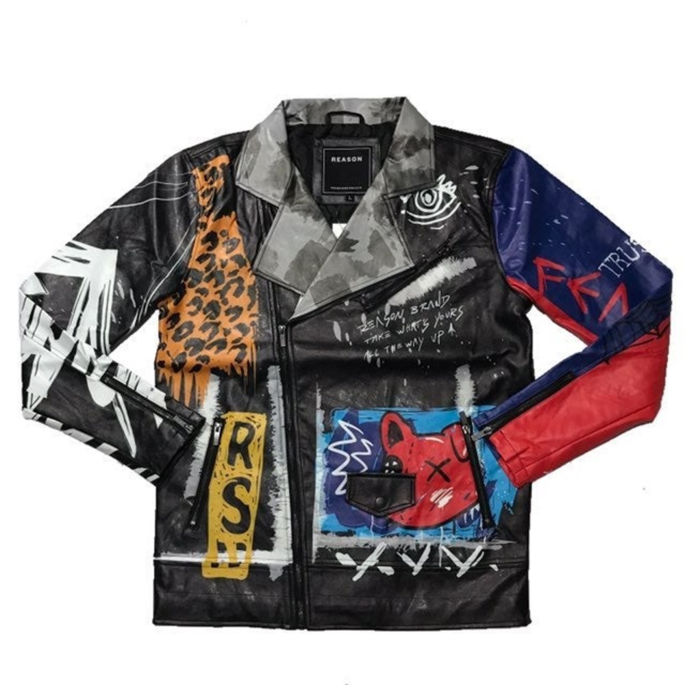NWOT Men's Reason "Flyest Teddy" Jacket. Size 3X/2x also never wore. Lost lbs